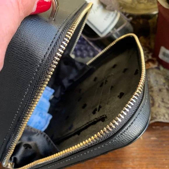 Authentic KATE SPADE leather Minnie Mouse Disney X zip around Crosby/Satchel - Picture 11 of 16